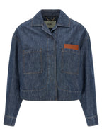 Blue Cotton Denim Jacket