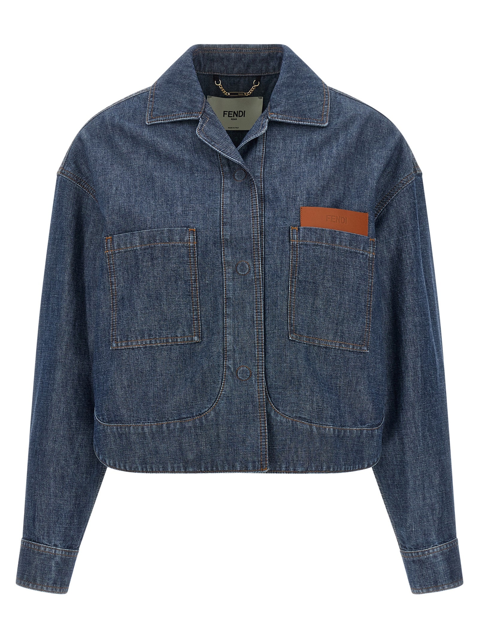 Blue Cotton Denim Jacket