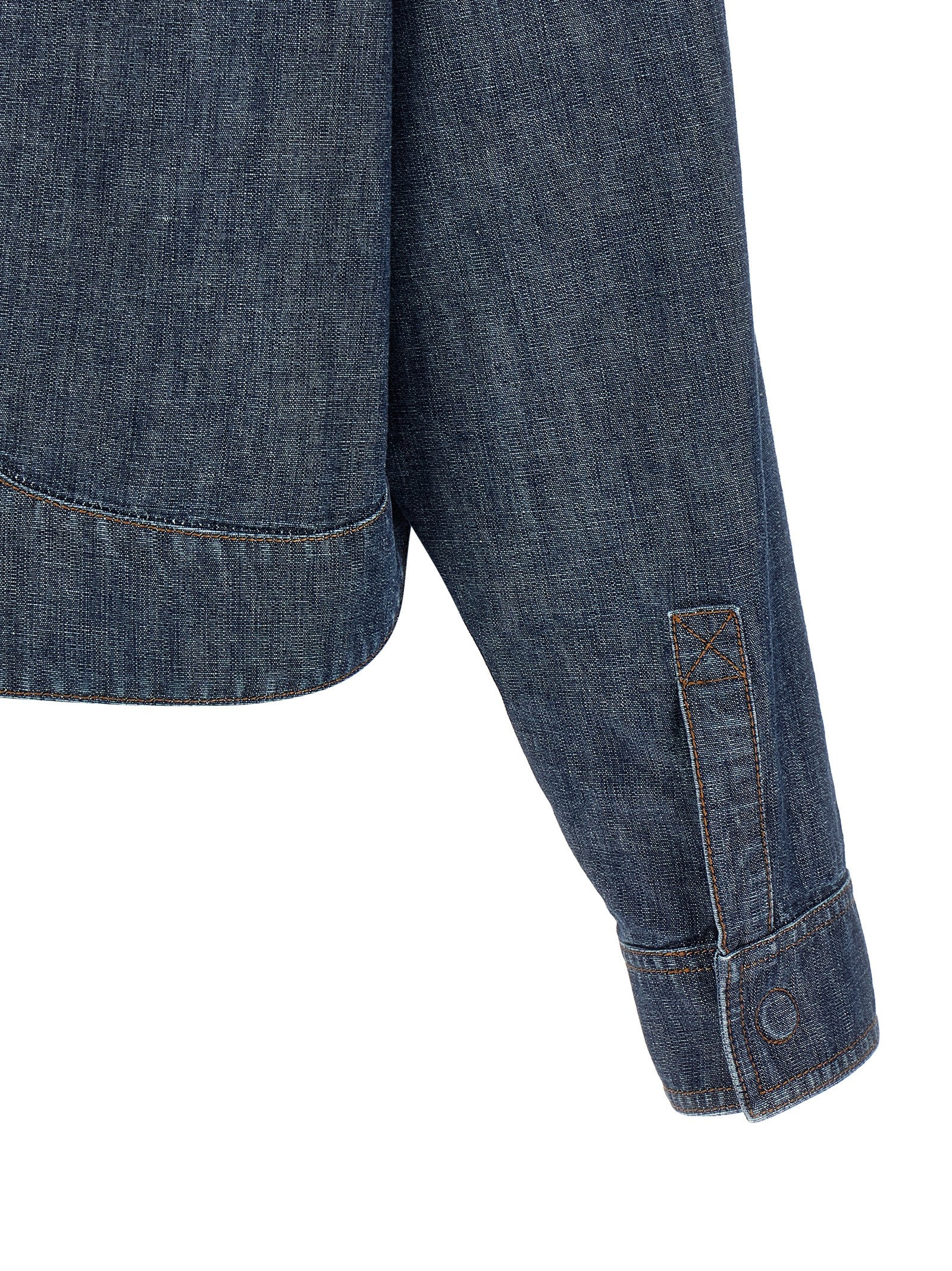 Blue Cotton Denim Jacket