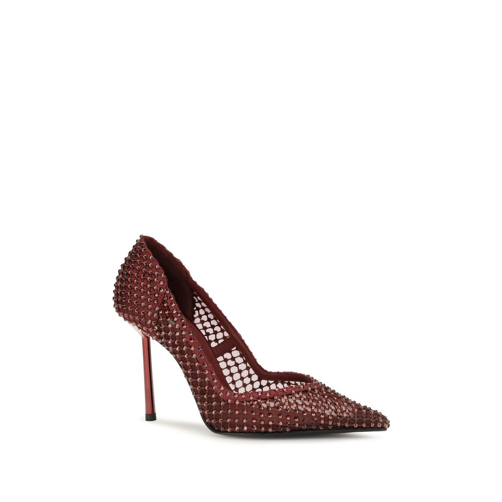 Multicolor Crystals High Heel Pumps