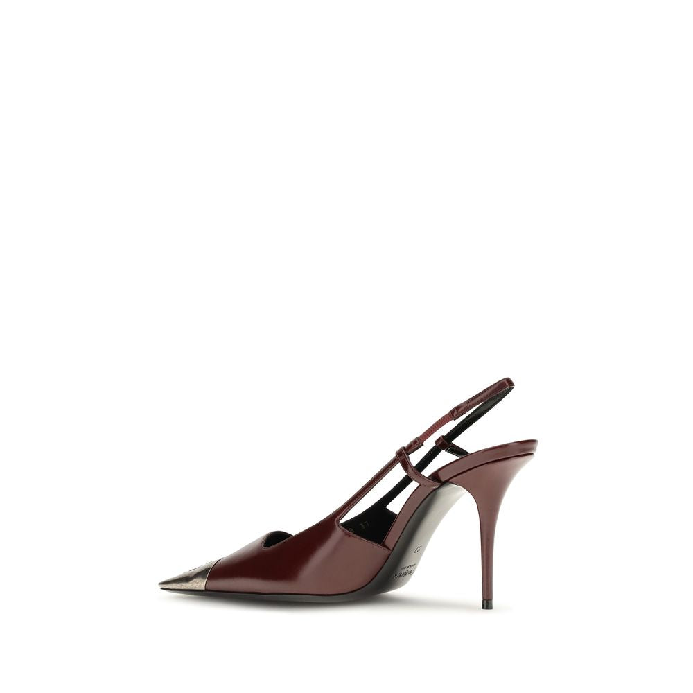 Bordeaux Calf Leather Bos Taurus High Heel Pumps