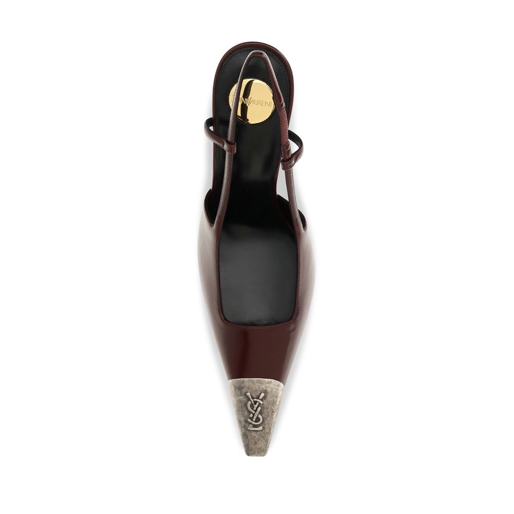 Bordeaux Calf Leather Bos Taurus High Heel Pumps