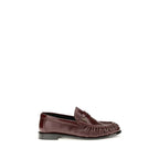 Bordeaux Lamb Ovis Aries Aries Slip-On Loafers