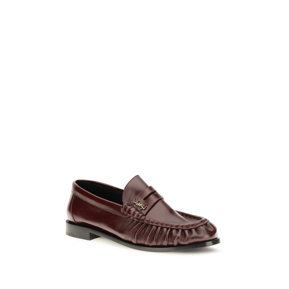 Bordeaux Lamb Ovis Aries Aries Slip-On Loafers