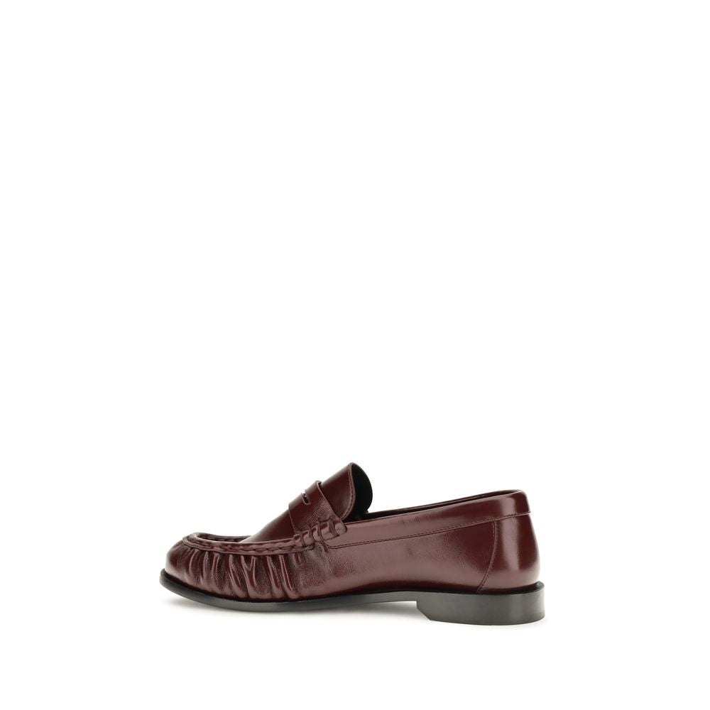 Bordeaux Lamb Ovis Aries Aries Slip-On Loafers