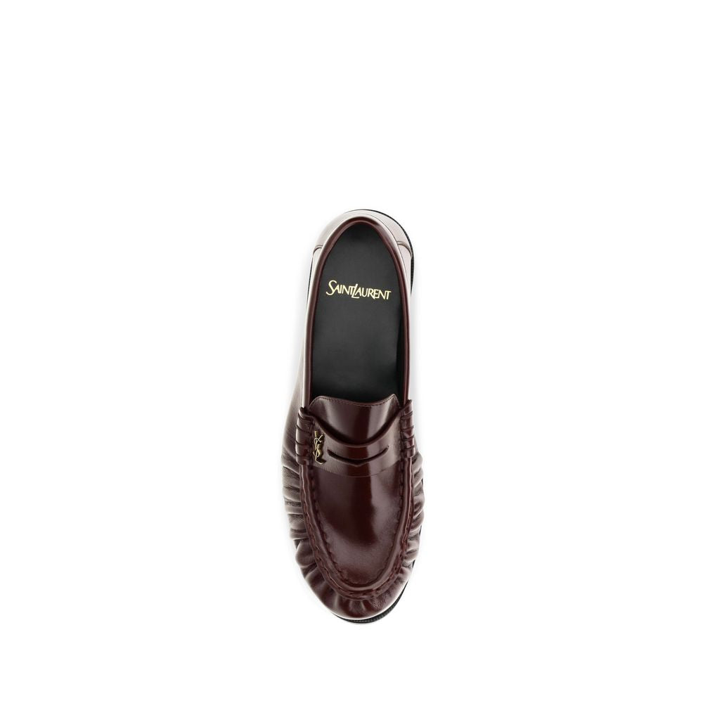 Bordeaux Lamb Ovis Aries Aries Slip-On Loafers
