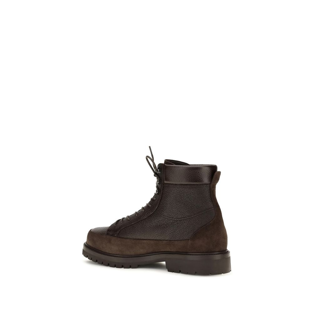 Brown Deer Lace-Up Boots
