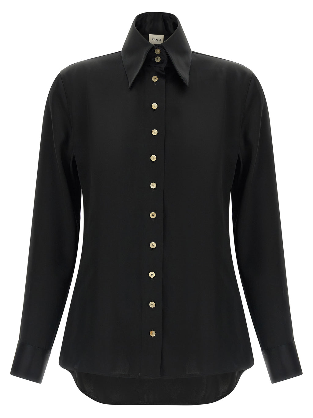 Black Acetate Blouse