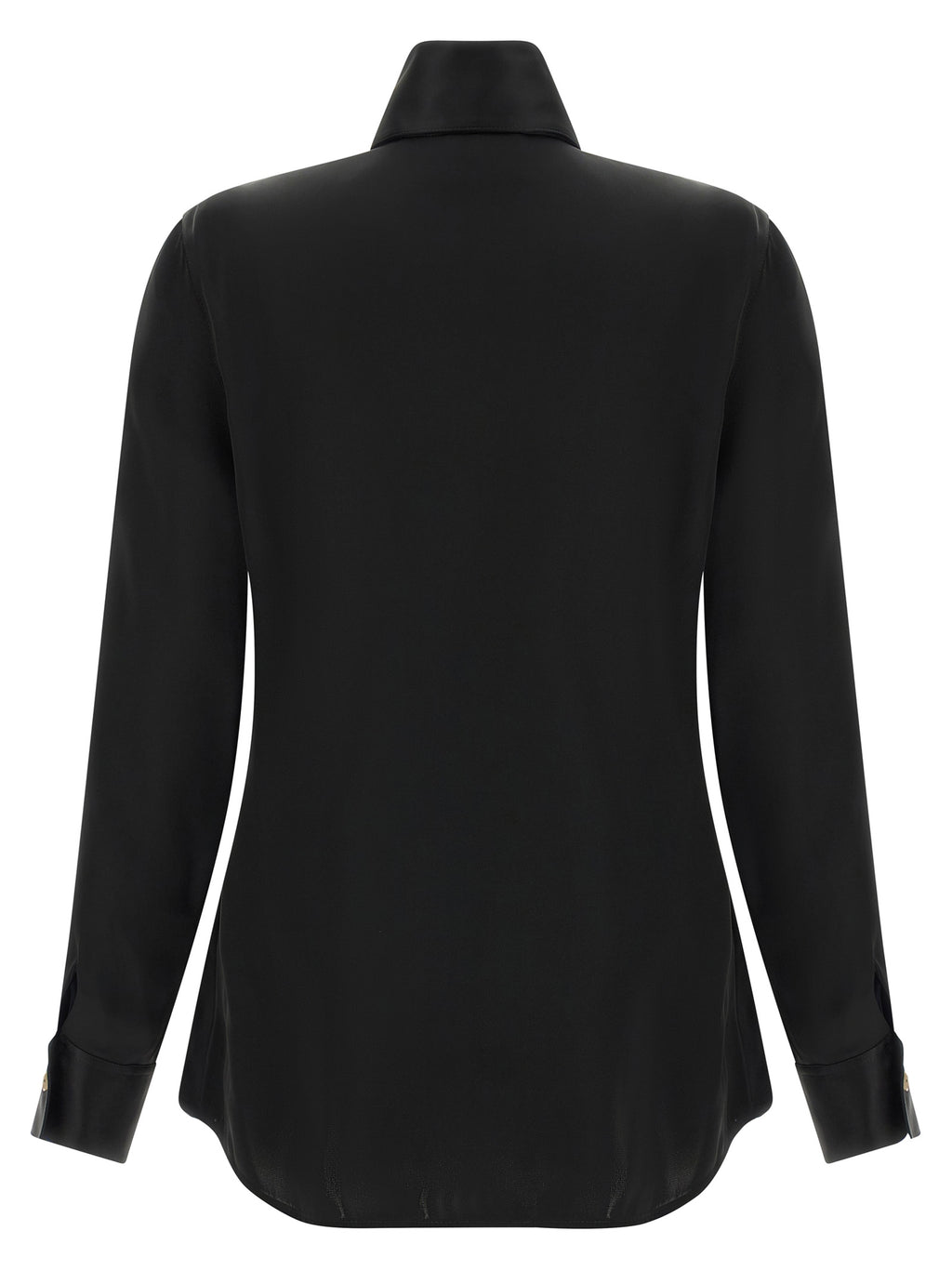 Black Acetate Blouse