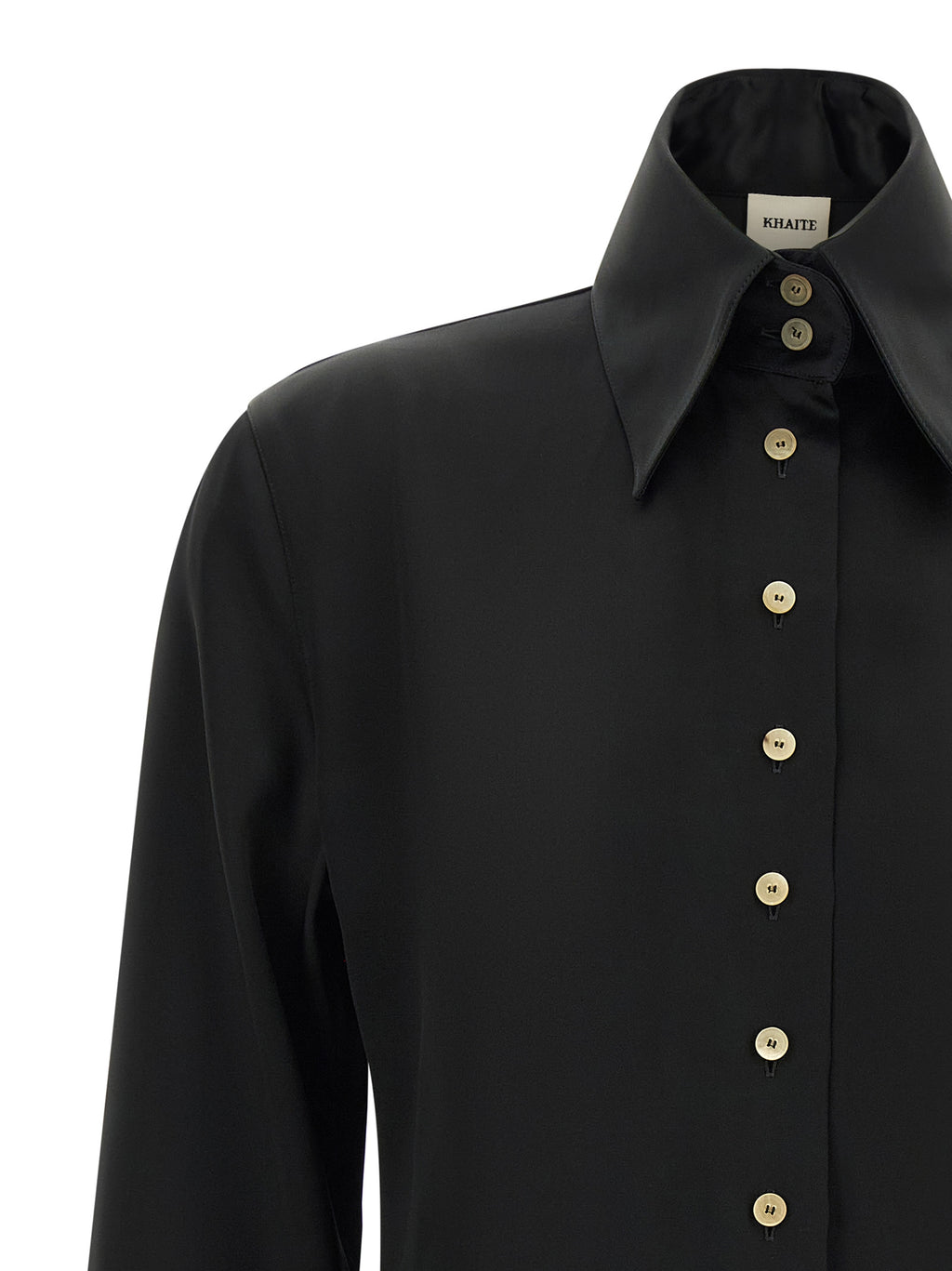 Black Acetate Blouse
