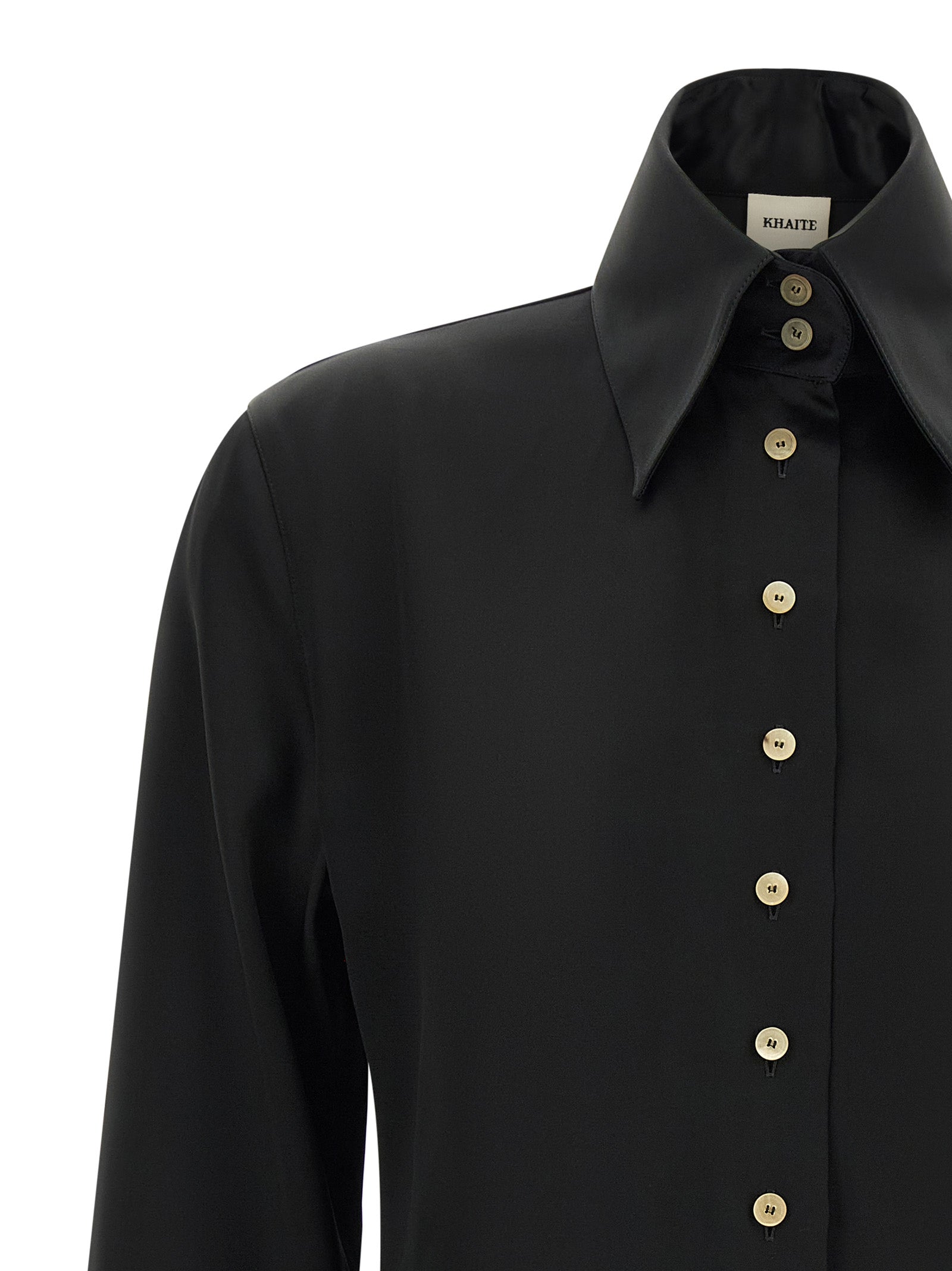 Black Acetate Blouse
