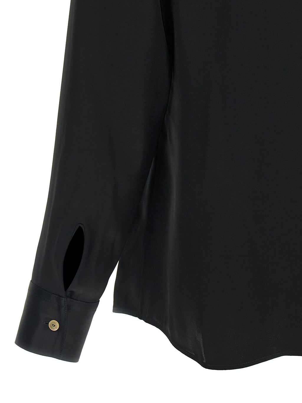 Black Acetate Blouse