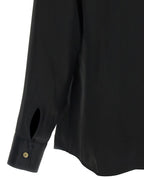 Black Acetate Blouse
