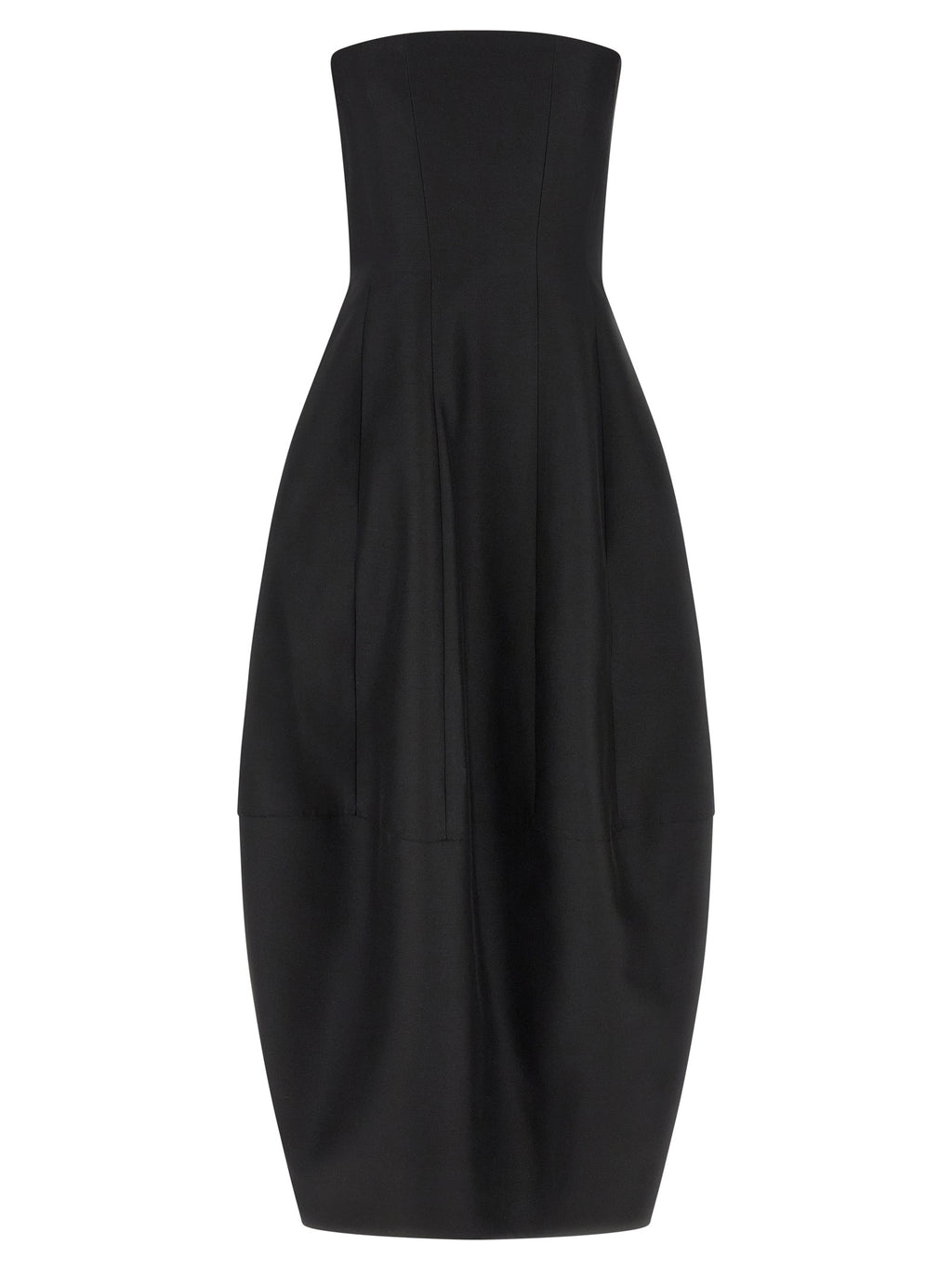 Black Wool Long Dress