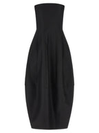Black Wool Long Dress