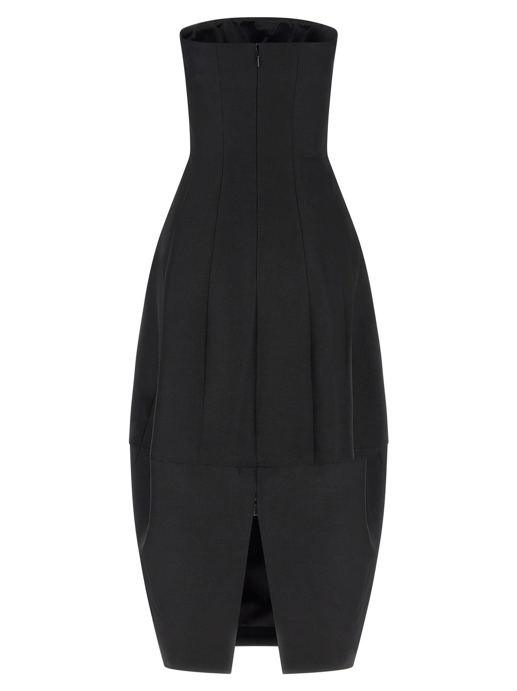 Black Wool Long Dress