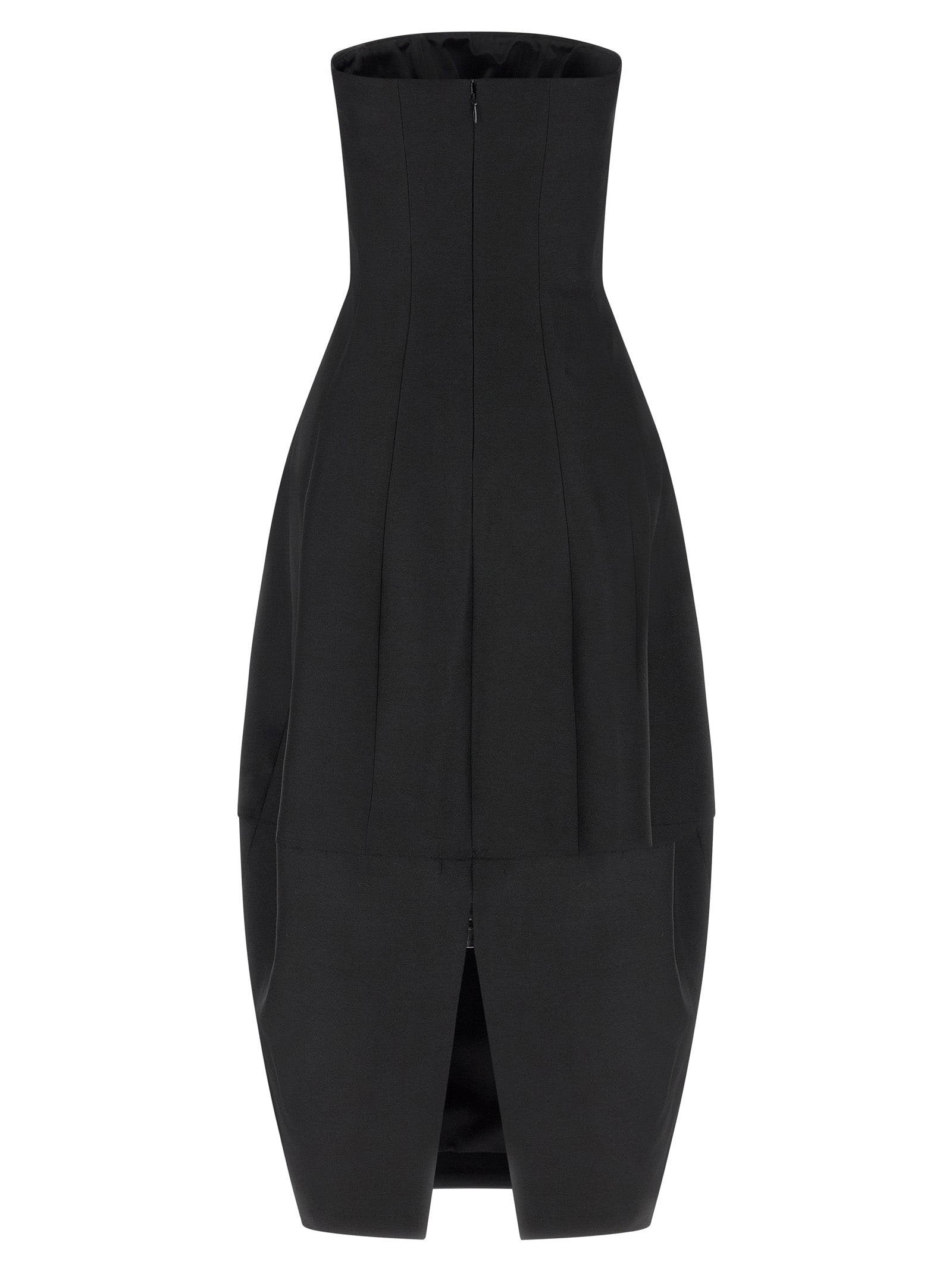 Black Wool Long Dress