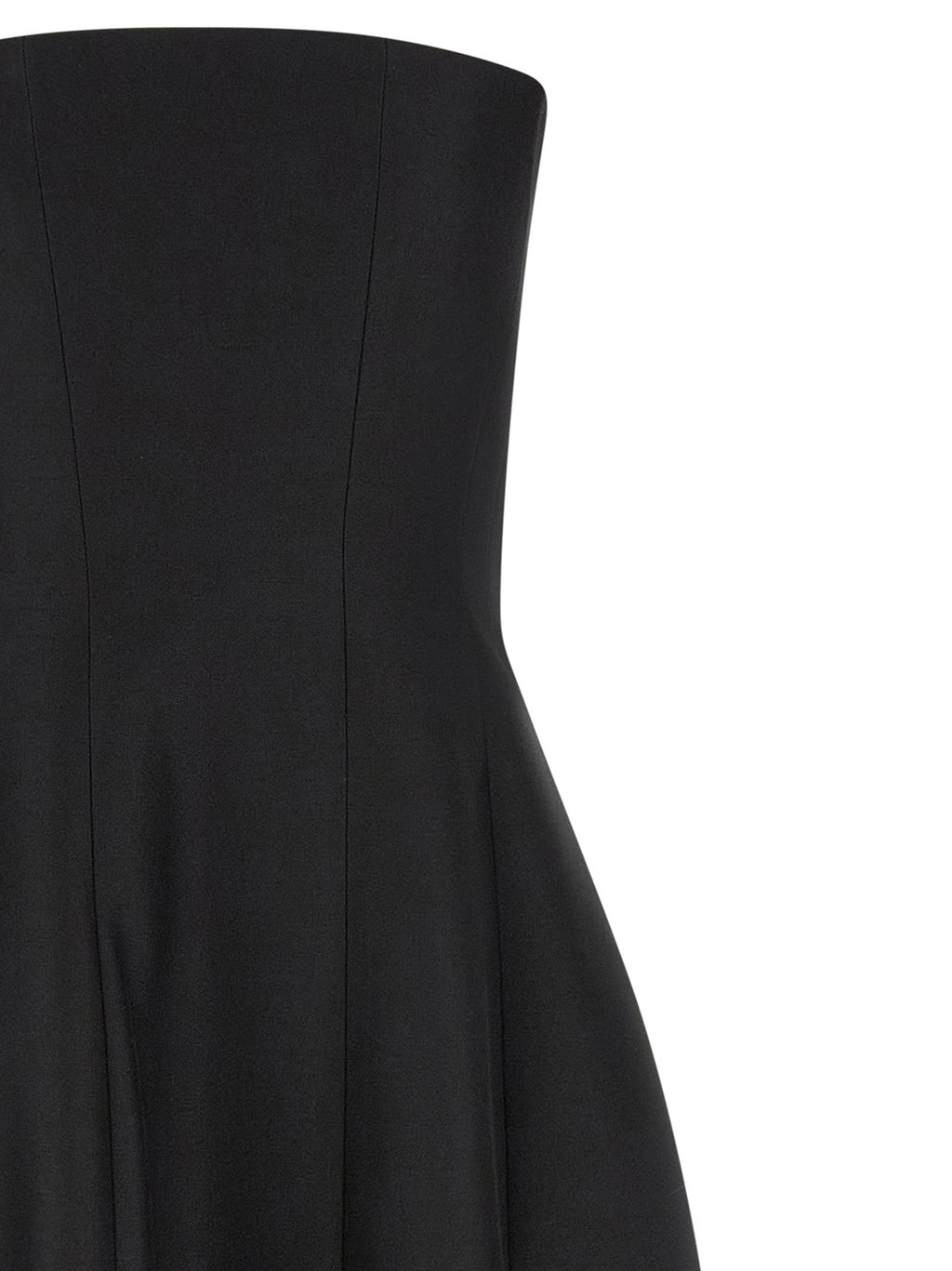 Black Wool Long Dress