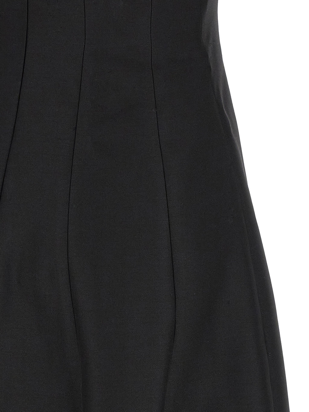 Black Wool Long Dress