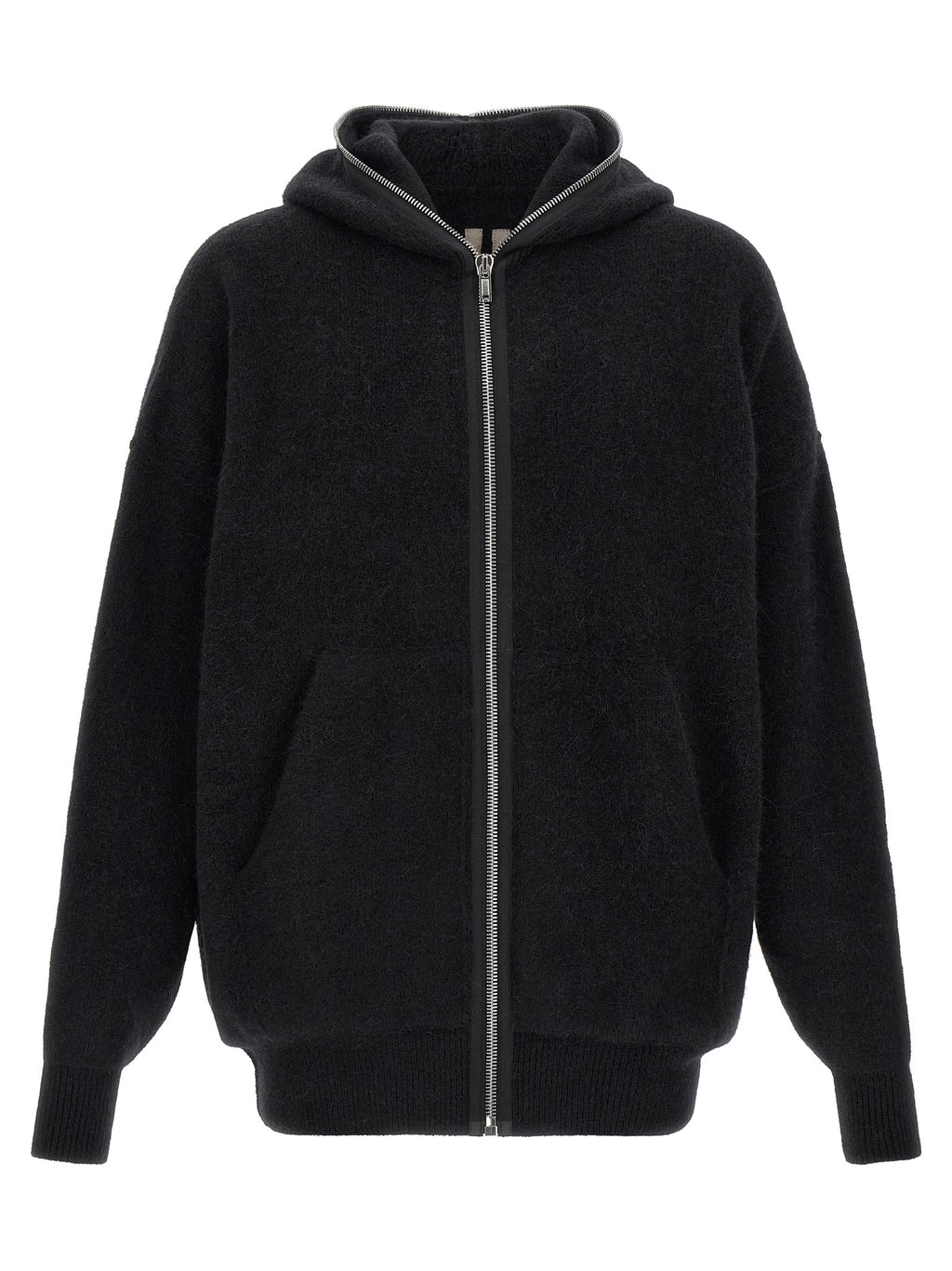 Black Marabou Sweatshirt