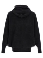 Black Marabou Sweatshirt