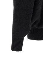 Black Marabou Sweatshirt