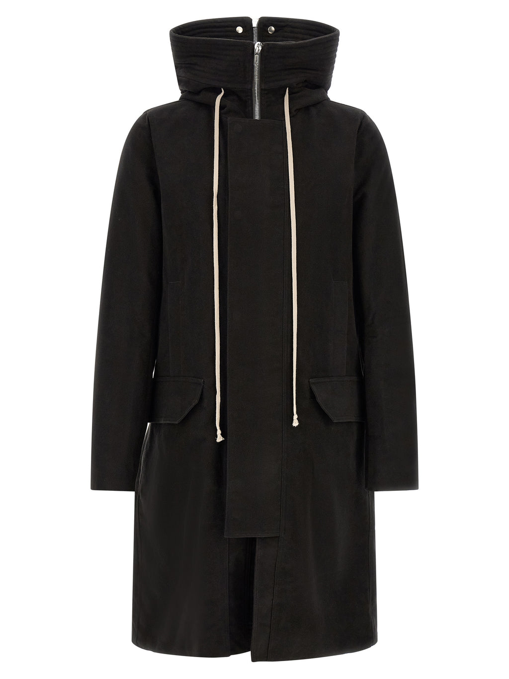 Black Cotton Parka