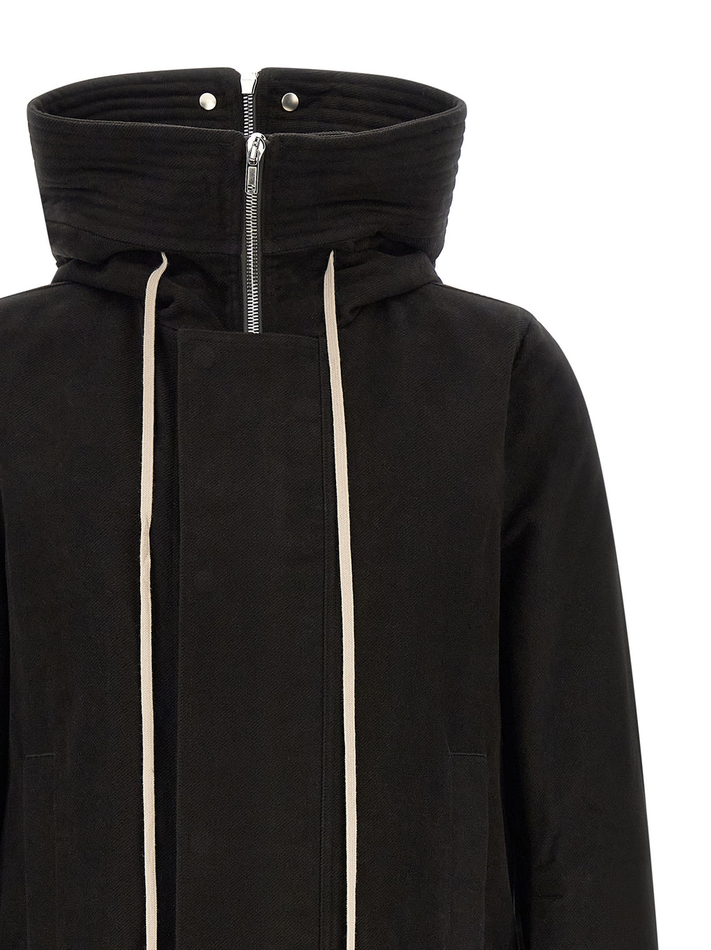 Black Cotton Parka