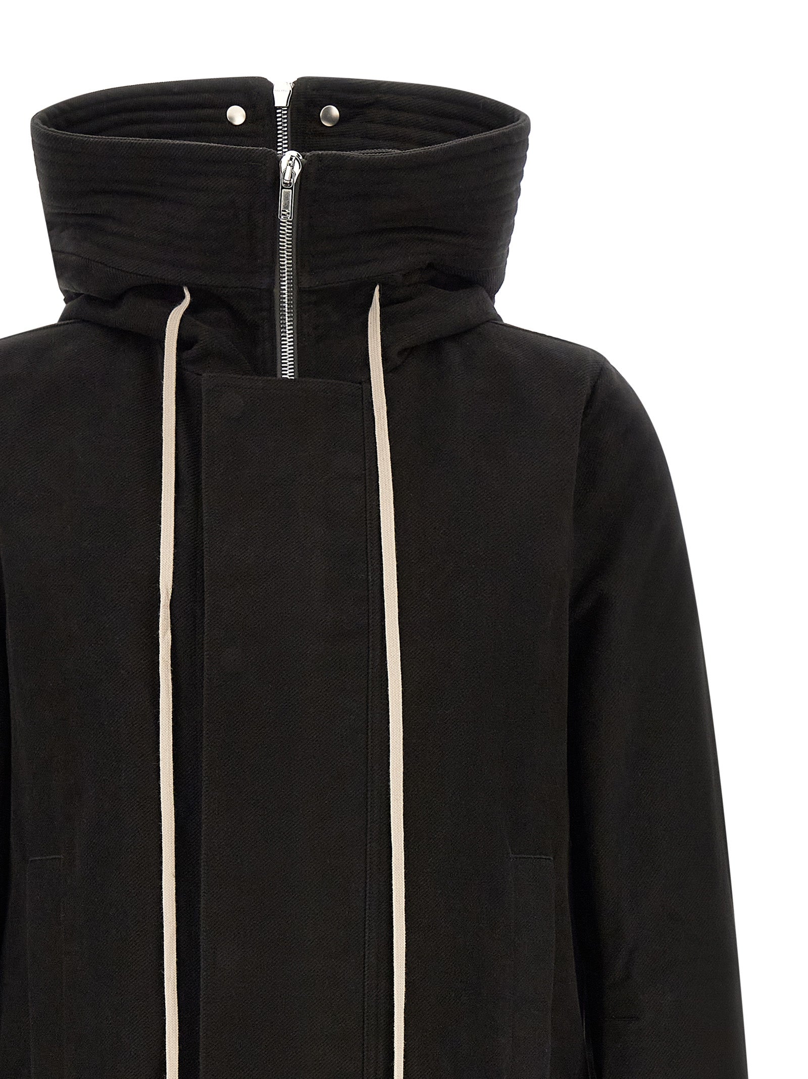 Black Cotton Parka