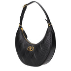 Black Leather Shoulder Bag