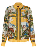 Multicolor Silk Blouse