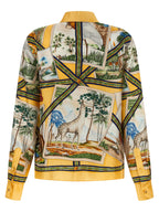 Multicolor Silk Blouse