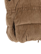Beige Viscose Sleeveless Jacket