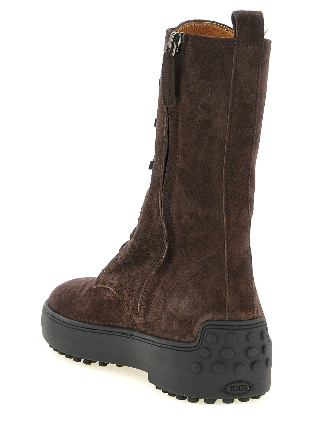 Brown Calfskin Ankle Boots