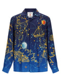 Blue Silk Blouse