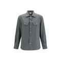 Gray Wool Oves Aries Dress Shirt