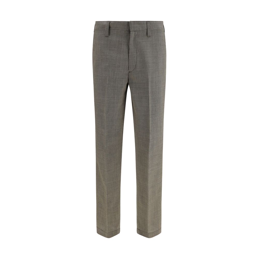 Brown Wool Oves Aries Pants