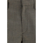 Brown Wool Oves Aries Pants