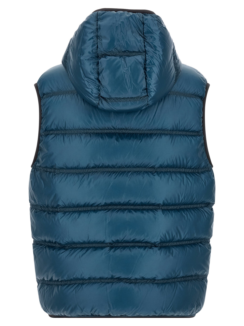 Blue Polyamide Full-Length Jacket