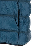 Blue Polyamide Full-Length Jacket