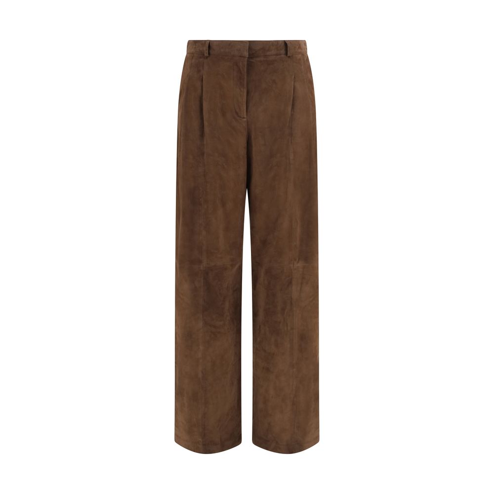Brown Leather Pants