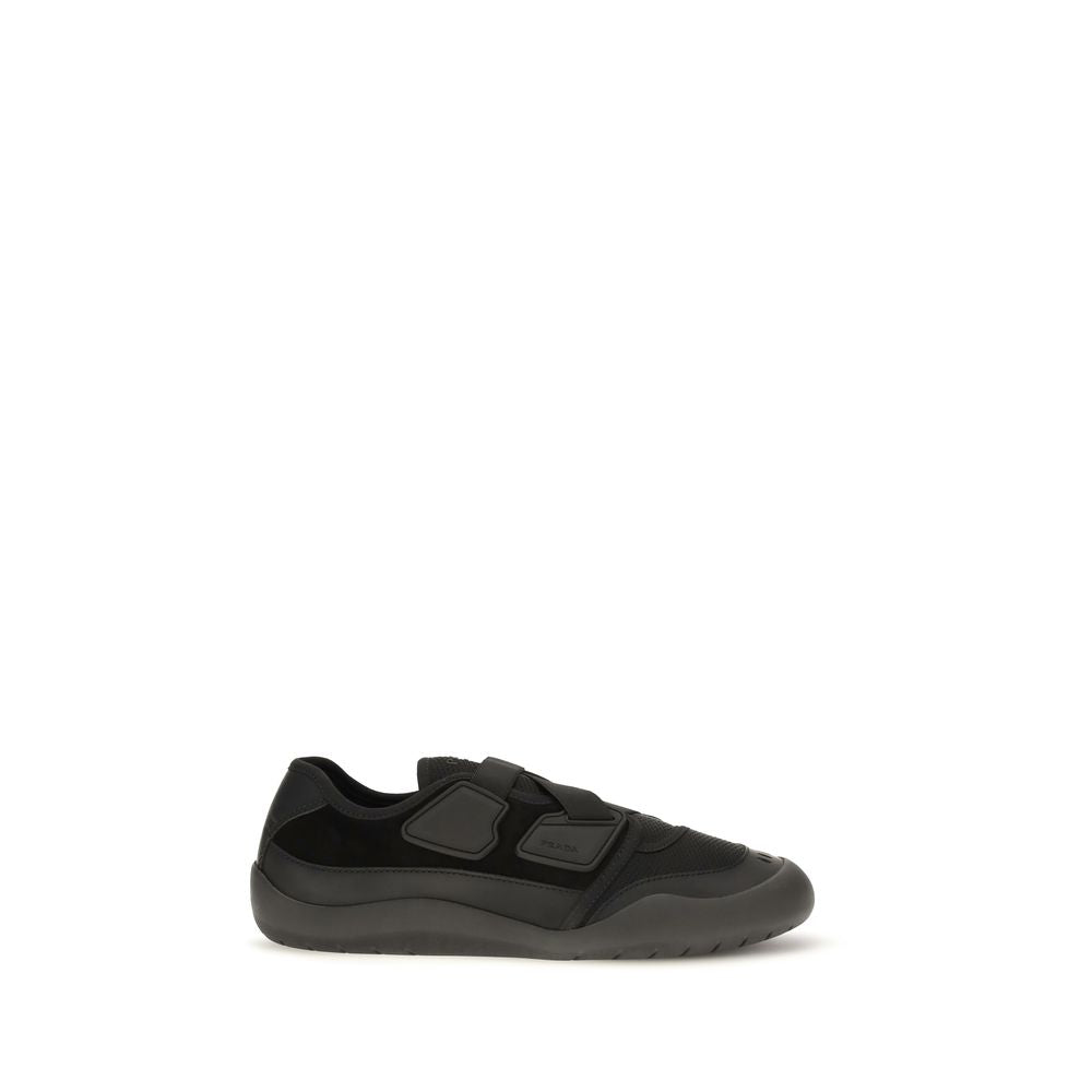 Black Calf Leather Bos Taurus Athletic Sneakers