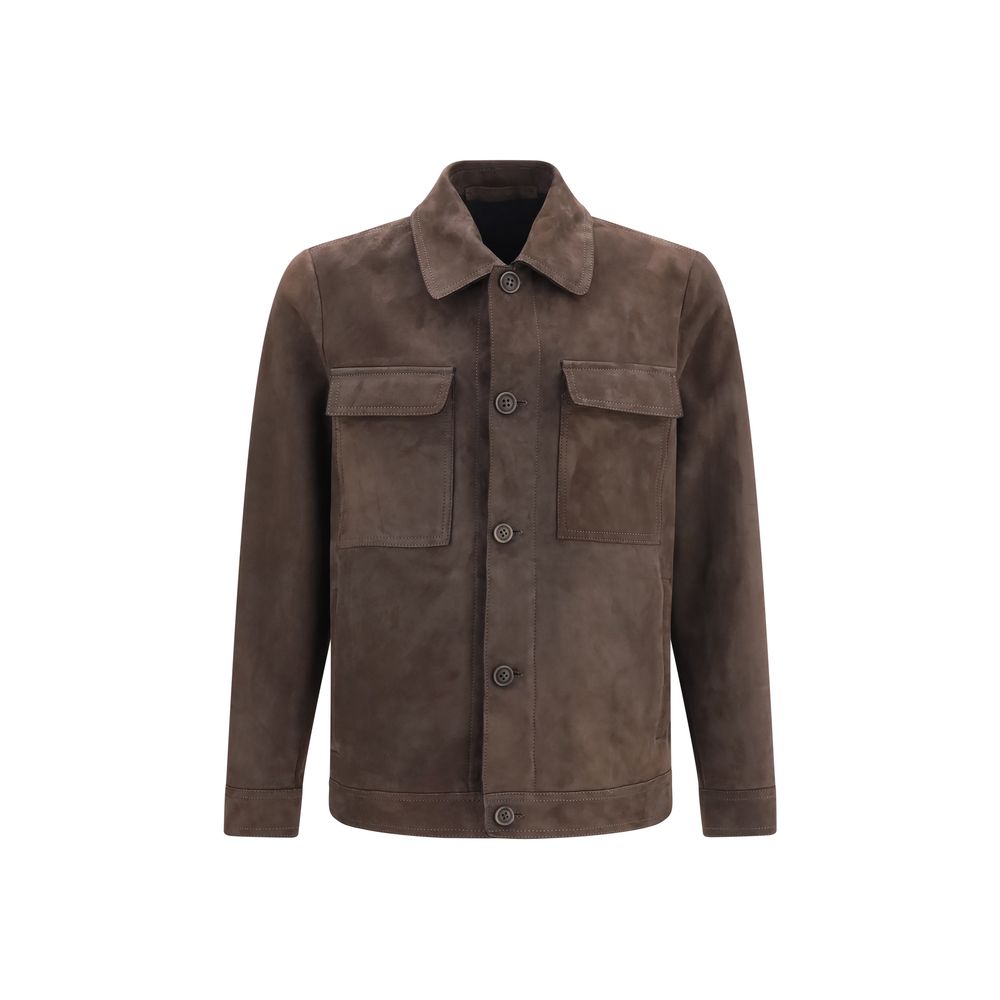 Brown Leather Leather Jacket