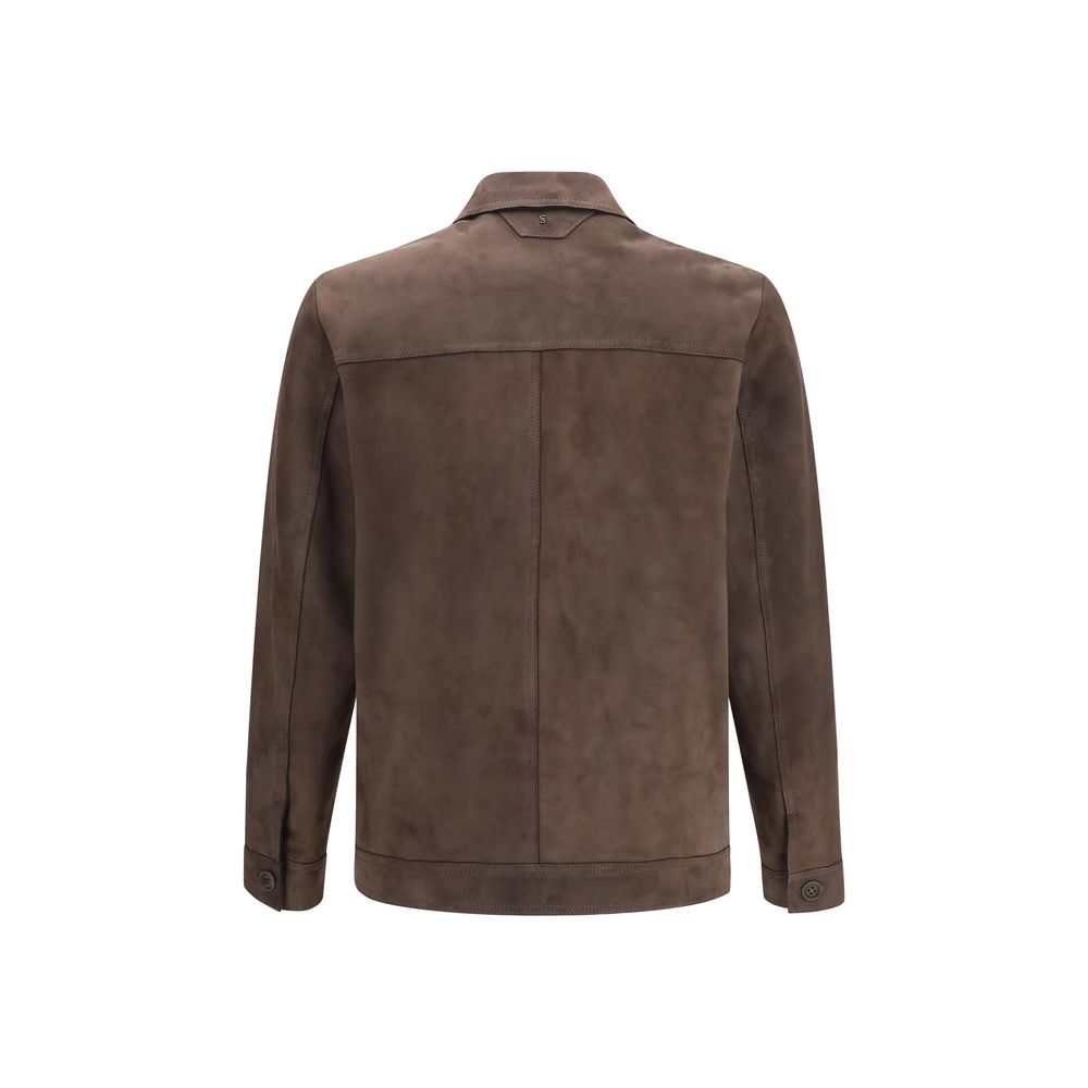 Brown Leather Leather Jacket