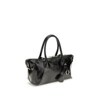 Black Calf Leather Bos Taurus Handbag