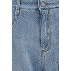 Blue Cotton Relaxed Fit Jeans