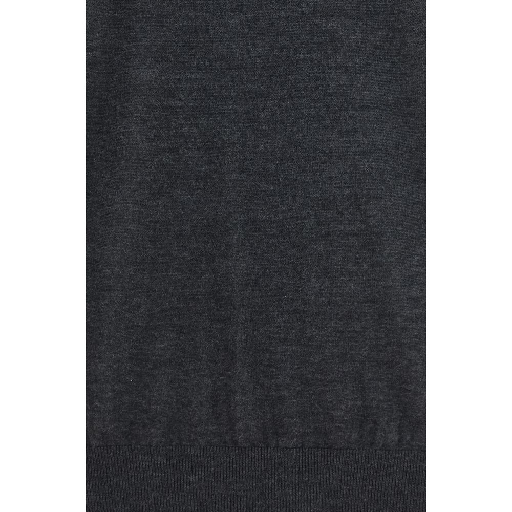 Gray Cashmere Turtleneck