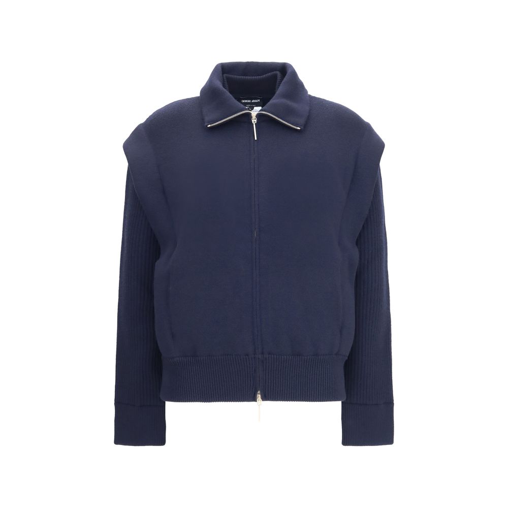 Blue Wool Oves Aries Bomber