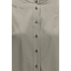 Bicolor Silk Shirt