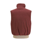 Bordeaux Wool Oves Aries Sleeveless Jacket